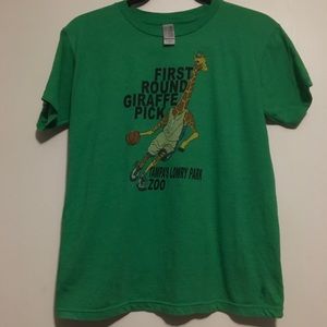 Green Boys Zoo Shirt